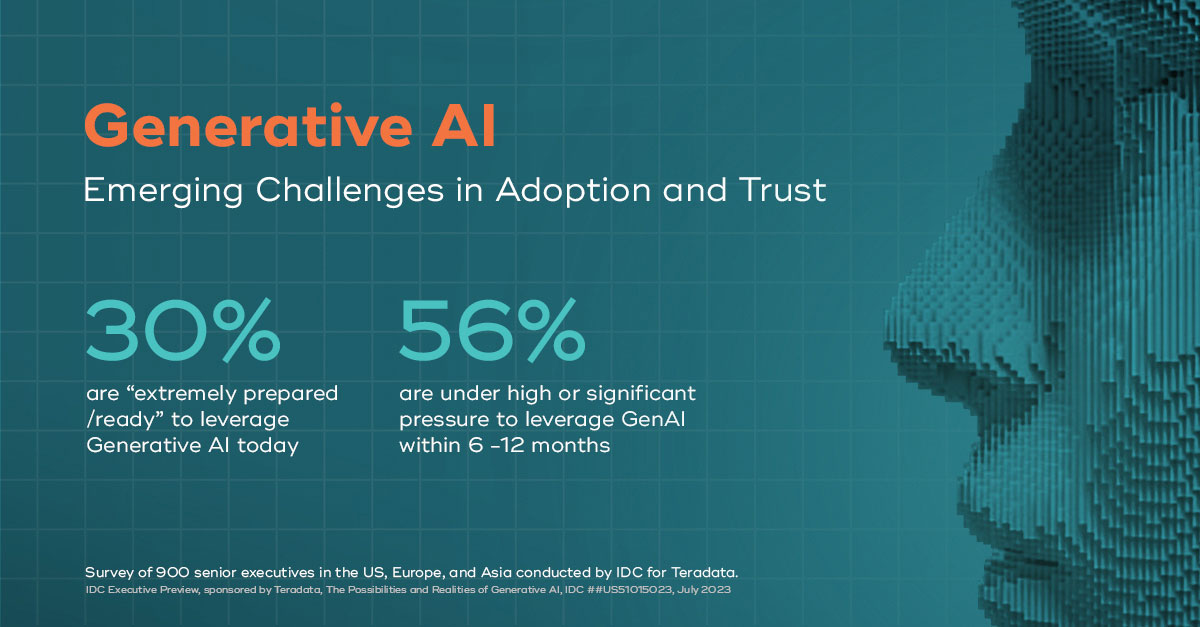 Generative AI: Emerging challenges in adoption and trust