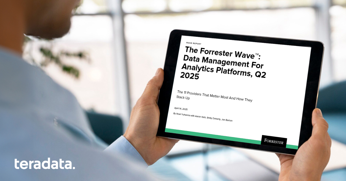 Forrester Class Leader in The Forrester Wave™, Q2 2025 | Teradata